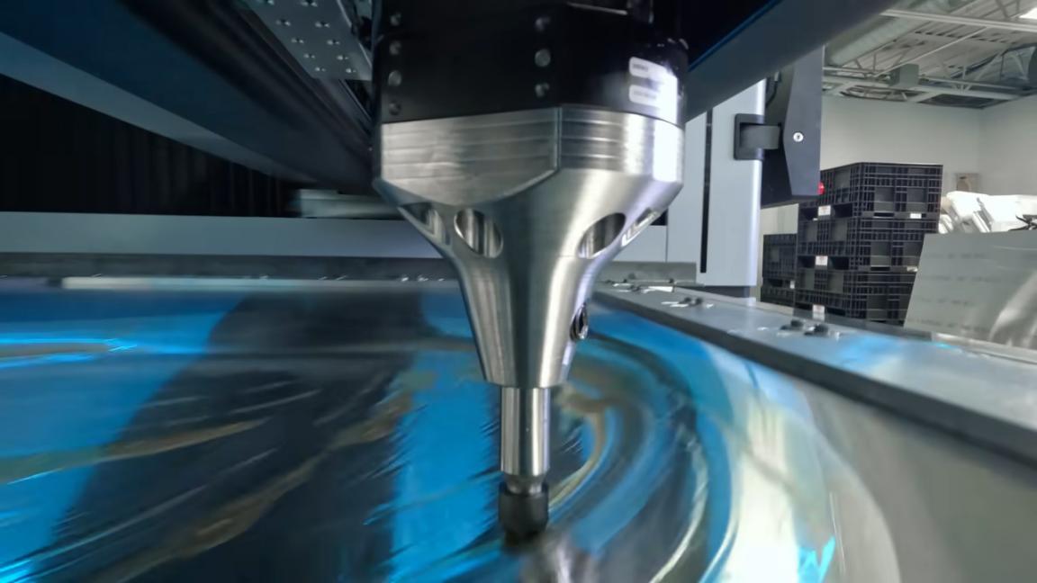 Large metal forming machine